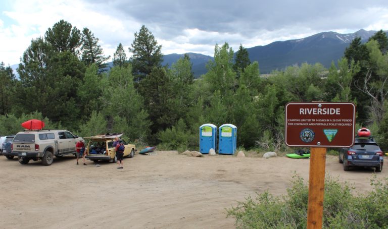 Temporary toilets keep public lands cleaner